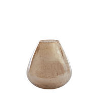 VASE Laterza Orange Ø31/35 cm - Orange, Glas (31/35cm) - Light & Living