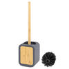 WC-GARNITUR, grau - Grau, Kunststoff (10/39/10cm) - eluno