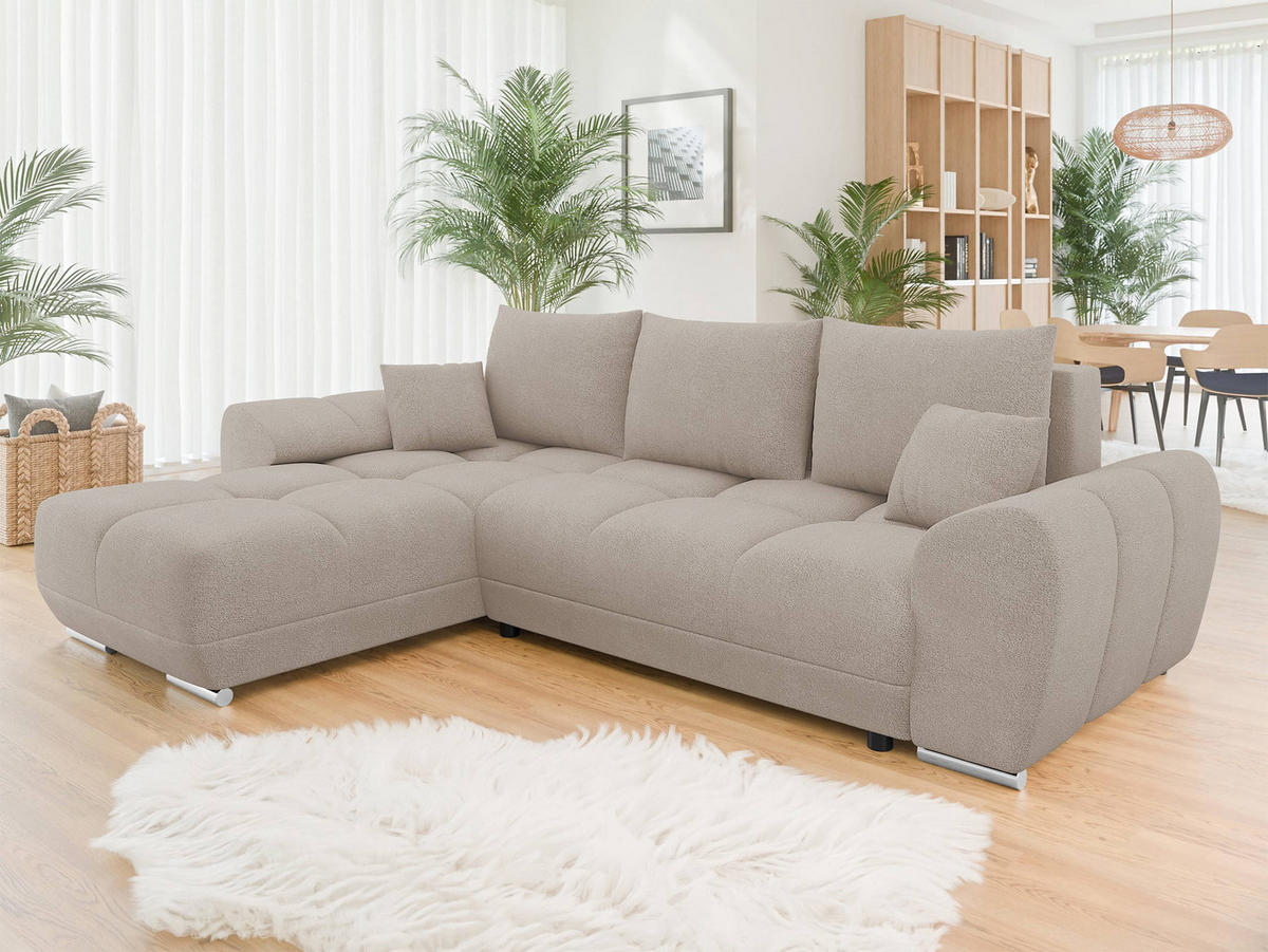 ECKSOFA Logo - Naturfarben, Holz/Kunststoff (291/183cm) - MIRJAN24