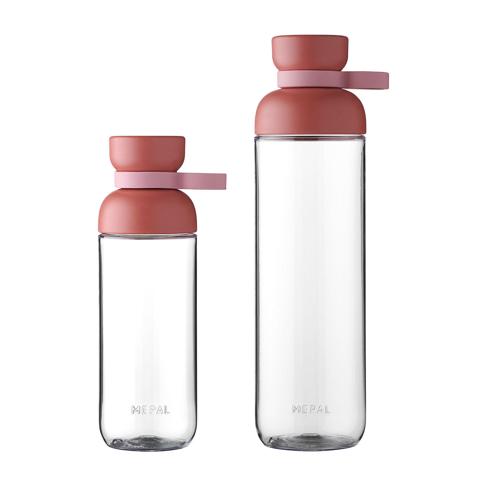 TRINKFLASCHEN Vita Vivid Mauve 500 + 900 ml 2er Set - Rot/Rosa, Kunststoff (0.9L) - Mepal
