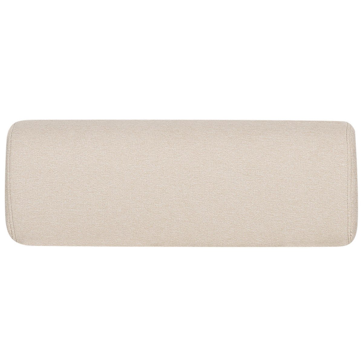 1-SITZER BODENSOFA Stoff hellbeige mit Schlaffunktion Olden - Beige, Textil (81/54/91cm) - Beliani
