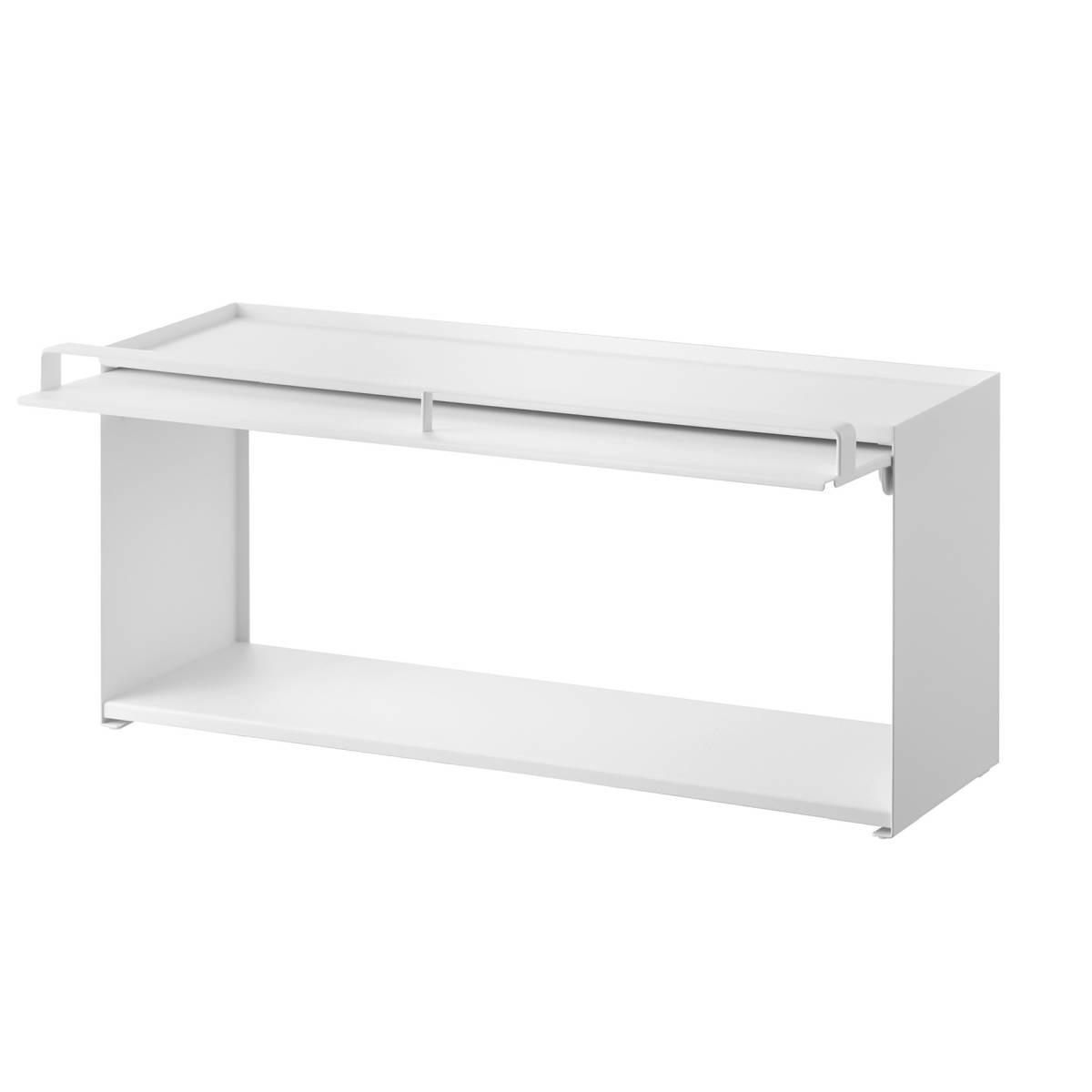 KÜCHENORGANIZER Tower weiß 17/60/25 cm - Weiß, Metall (60/25/17cm) - Yamazaki