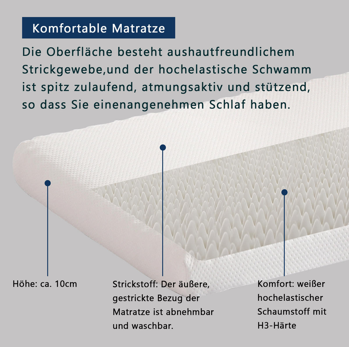 KINDERBETT aus Kiefer 140x200 cm Natur mit ausziehbarer Liegefläche, Matratze und gewölbtem Dachrahmen - Naturfarben, Holzwerkstoff (140/200cm) - Modfu