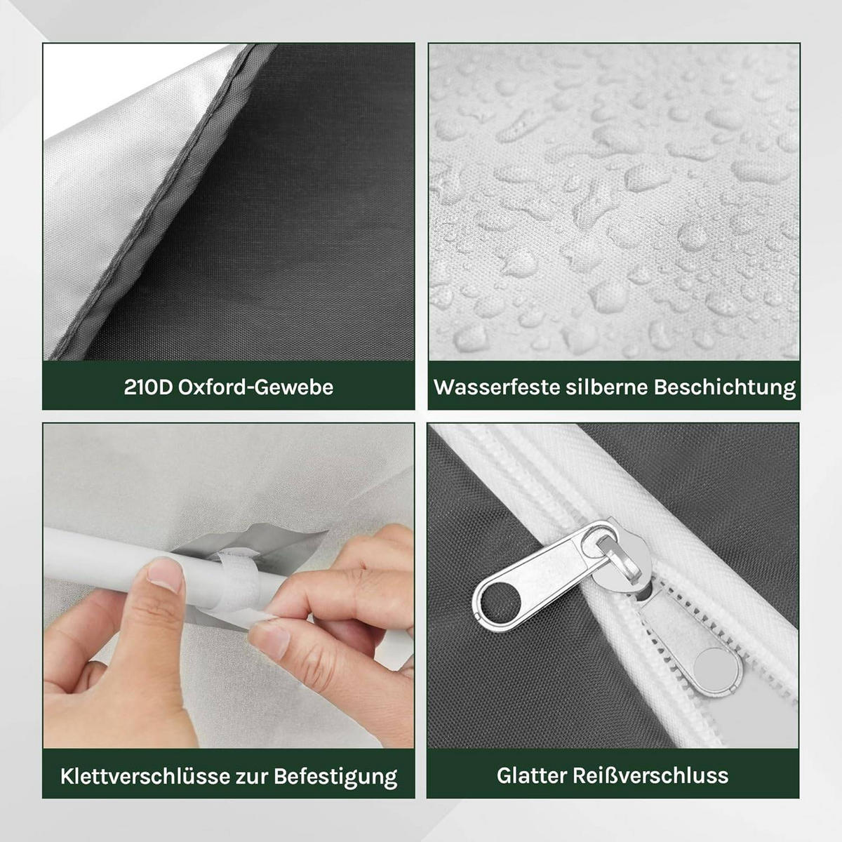 PAVILLON 3x3 m, Gartenpavillon mit Seitenwänden Moskitonetz - Grau, Metall (300/250/300cm) - Woltu