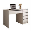 SCHREIBTISCH MADA MAT mit Schubladen - Kaschmir, Holzwerkstoff (55/120/75cm) - Lookway
