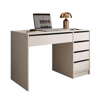 SCHREIBTISCH MADA MAT mit Schubladen - Kaschmir, Holzwerkstoff (55/120/75cm) - Lookway