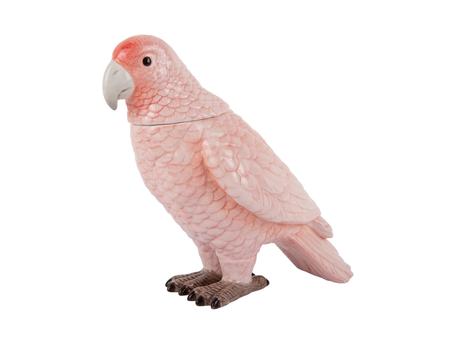 AUFBEWAHRUNGSBOX Bird 22/11/20 cm - Pink, Keramik (11/20/22cm) - Present Time
