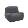 GARTENLOUNGE-SESSEL Branizlawa 103x71x102 mit Outdoorbezug dunkelgrau - Dunkelgrau, Kunststoff (103/71/102cm) - 58aufmkessel