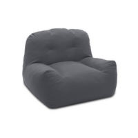 GARTENLOUNGE-SESSEL Branizlawa 103x71x102 mit Outdoorbezug dunkelgrau - Dunkelgrau, Kunststoff (103/71/102cm) - 58aufmkessel