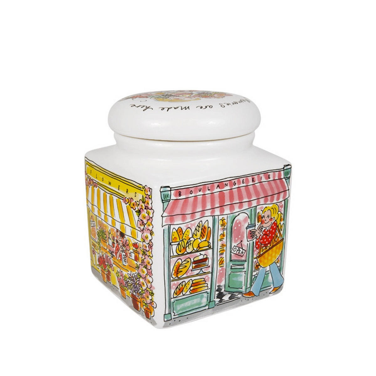 VORRATSDOSE Blond Birthday - Menu's & Memories in Bunt - 20cm - Multicolor, Keramik (16/20/16cm) - Blond Amsterdam