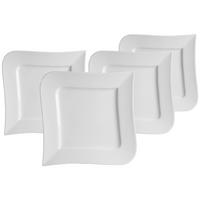 SPEISETELLER Melodie weiß ø 28 cm 4er Set - Weiß, Keramik (28cm) - Ritzenhoff Breker