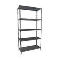 SCHWERLASTREGAL Big Metal Shark HxBxT 200 x 110 x 40 cm Fachlast 200 kg Anthrazit-Anthrazit - Anthrazit, Metall (110/200/40cm) - PROREGAL