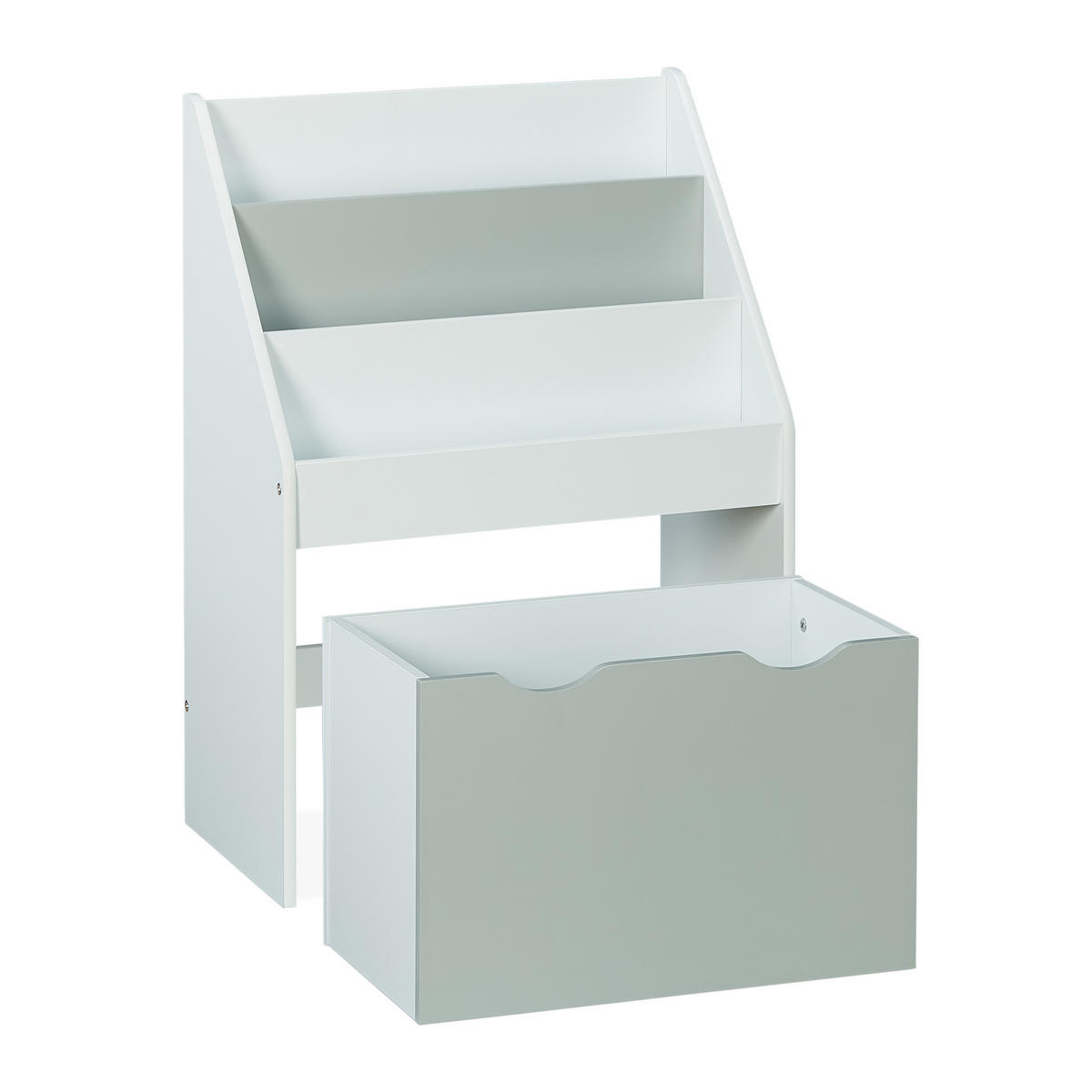 KINDERREGAL - Multicolor, Holzwerkstoff (50.5/70/28cm) - Relaxdays