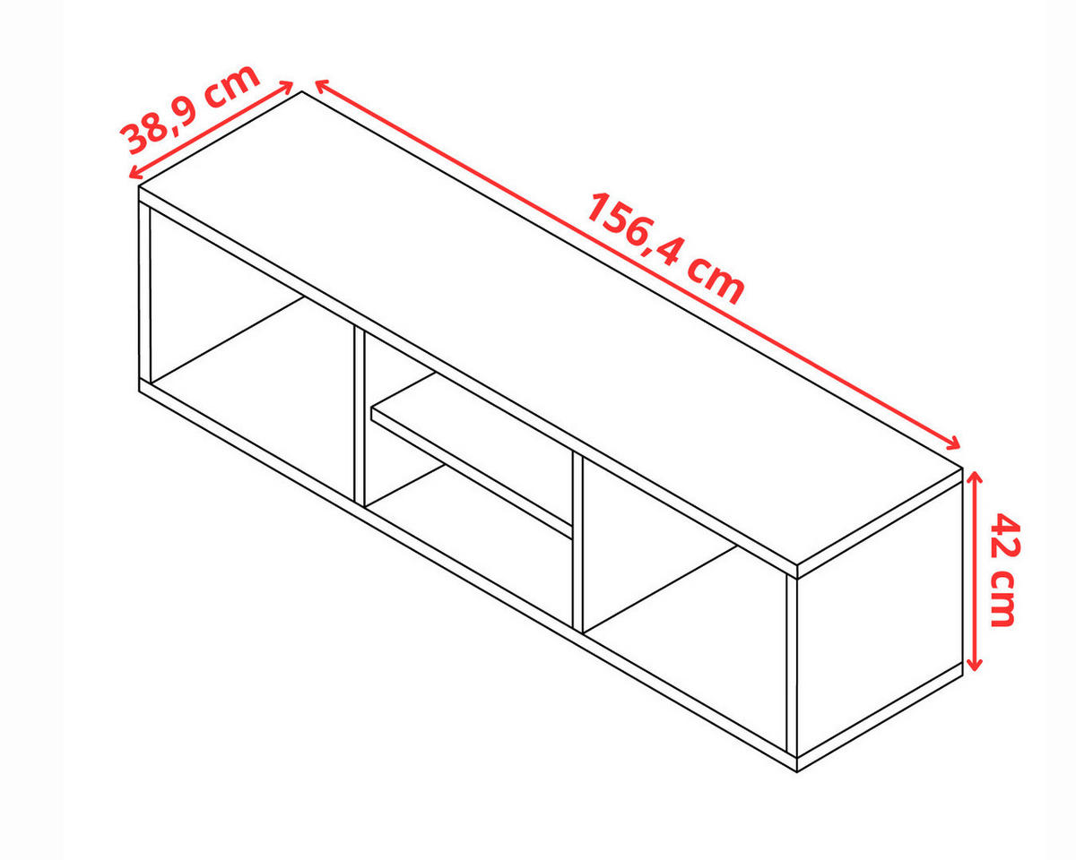 DREHTÜRENSCHRANK EDEN MIT AUFSATZ 3D weiß - Weiß, Holzwerkstoff (157/247/39cm) - Kier Furniture