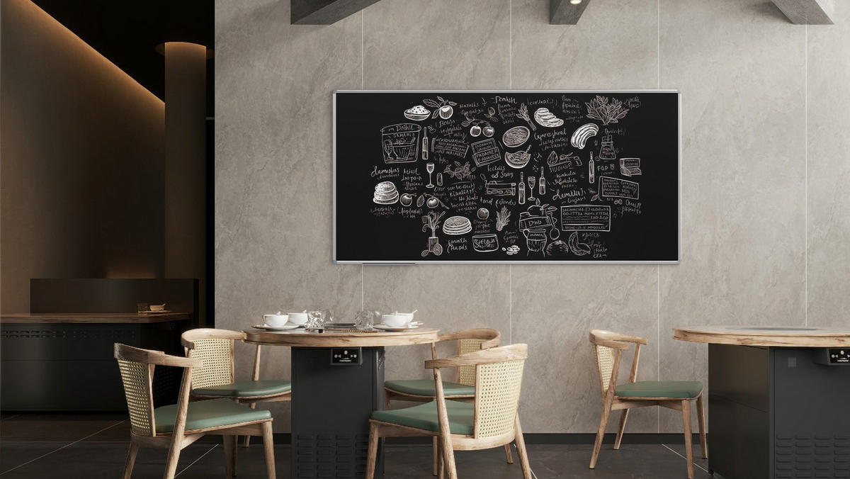 KREIDETAFEL Schwarze magnetische mit Alurahmen Premium EXPO 200x100cm - Schwarz, Metall (200/100/1.6cm) - ALLboards