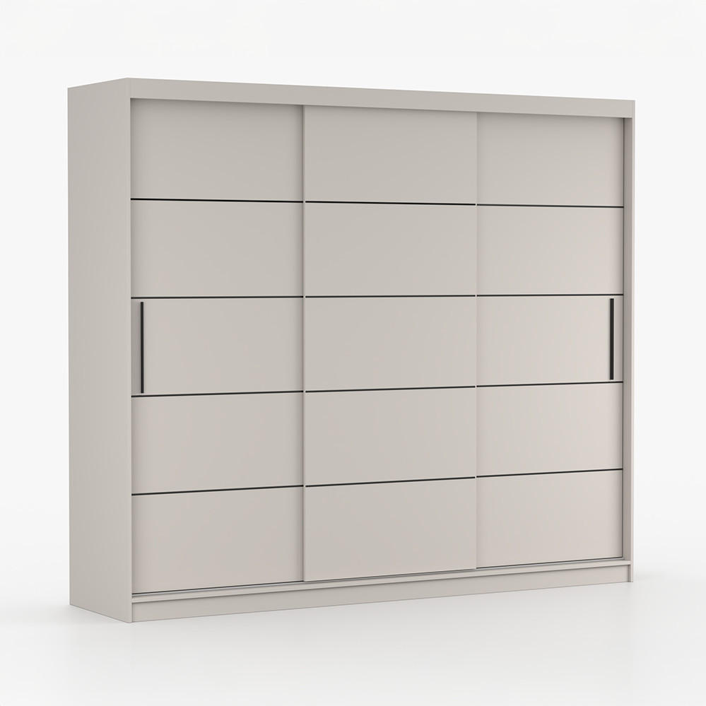 imoebel24 SKŘÍŇ s otočnými dveřmiAlba II 250 cm 250/218/61 cm, 3dveřová, kašmír