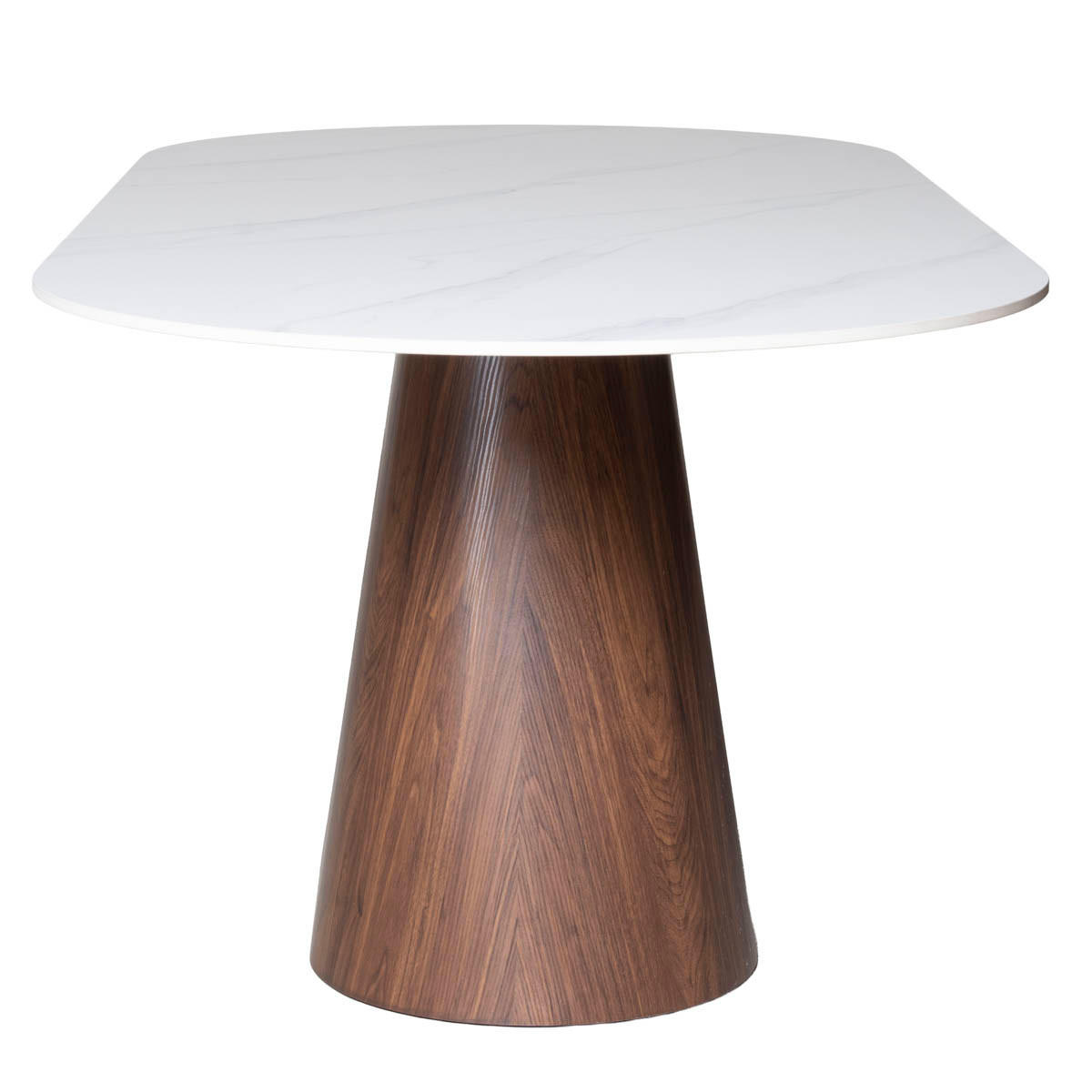 ESSTISCH aus Keramik 200x90x75cm, dunkelbraun - Dunkelbraun, Holz (200/90/75cm) - Giga Meubel