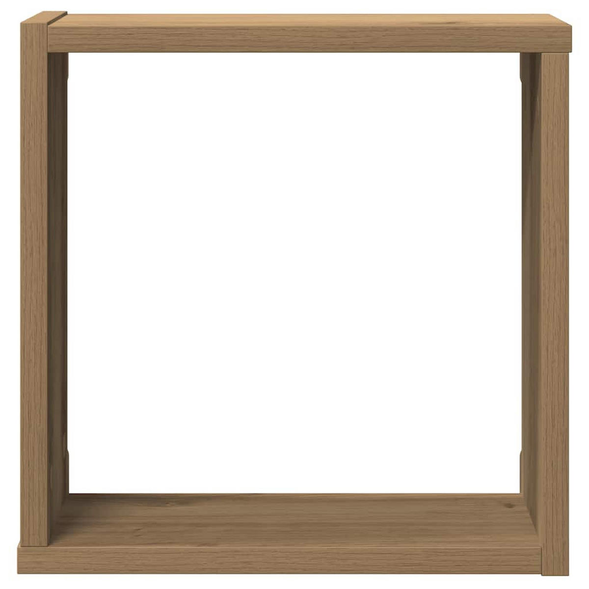 WÜRFEL-WANDREGALE 2Er Set Artisan-Eiche 30/15/30 Holzwerkstoff - Braun, Holzwerkstoff (15/30/30cm) - vidaXL