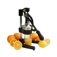 SAFTPRESSE - Schwarz, Kunststoff/Metall (18.5/39.5/27.5cm) - Relaxdays