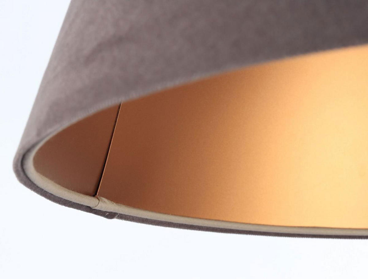 HÄNGELEUCHTE Kupfer 50/27 cm - Braun, Kunststoff (50/1.3/27cm) - ONZENO