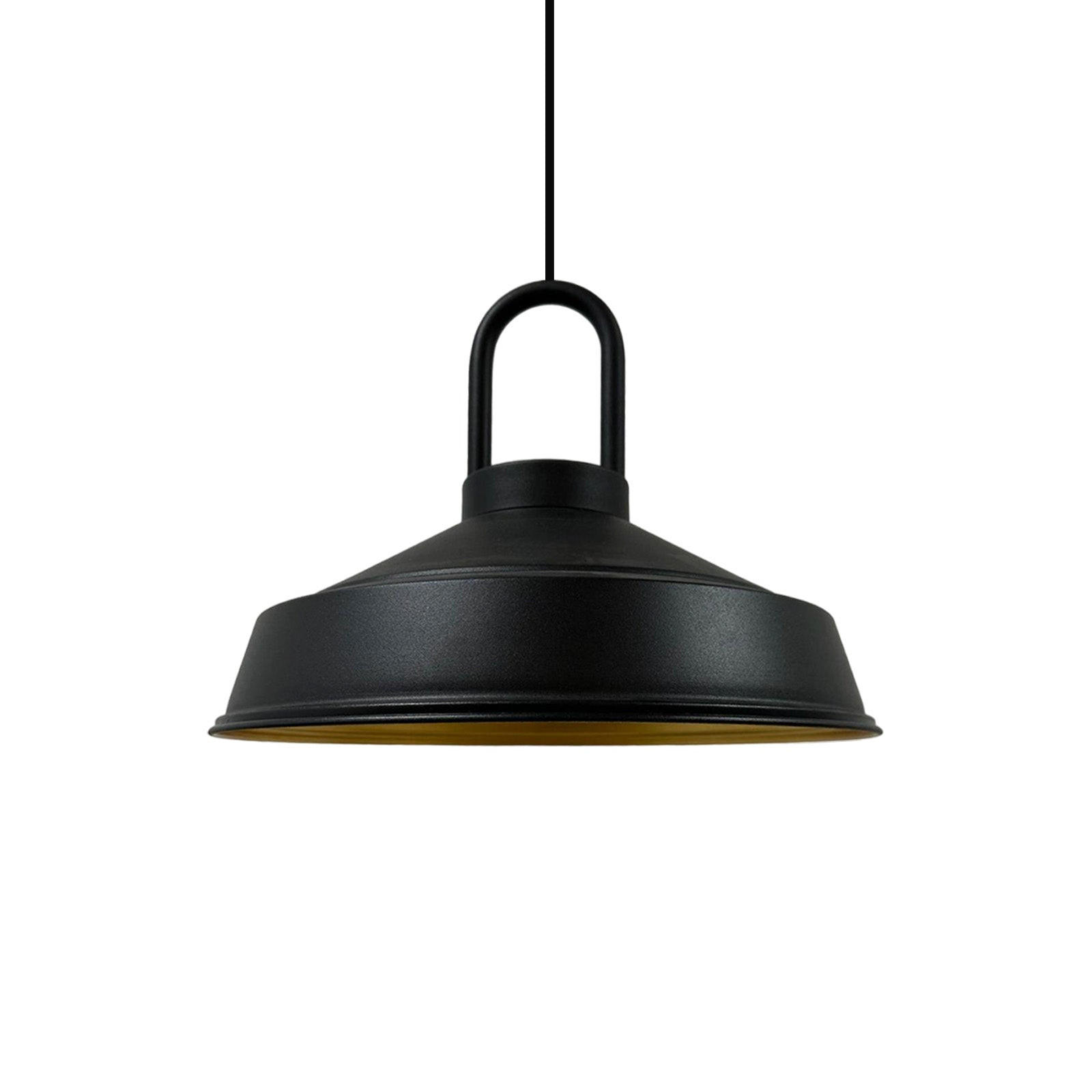 PENDELLEUCHTE SchwarzLocke - Schwarz, Metall (40/40/28cm) - Bamyum
