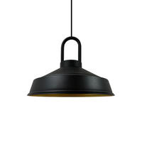 PENDELLEUCHTE SchwarzLocke - Schwarz, Metall (40/40/28cm) - Bamyum