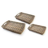 TABLETT Gustav Naturfarbe 56/40/8 cm Naturmaterial - Naturfarben, Naturmaterialien (40/8/56cm) - Mondex