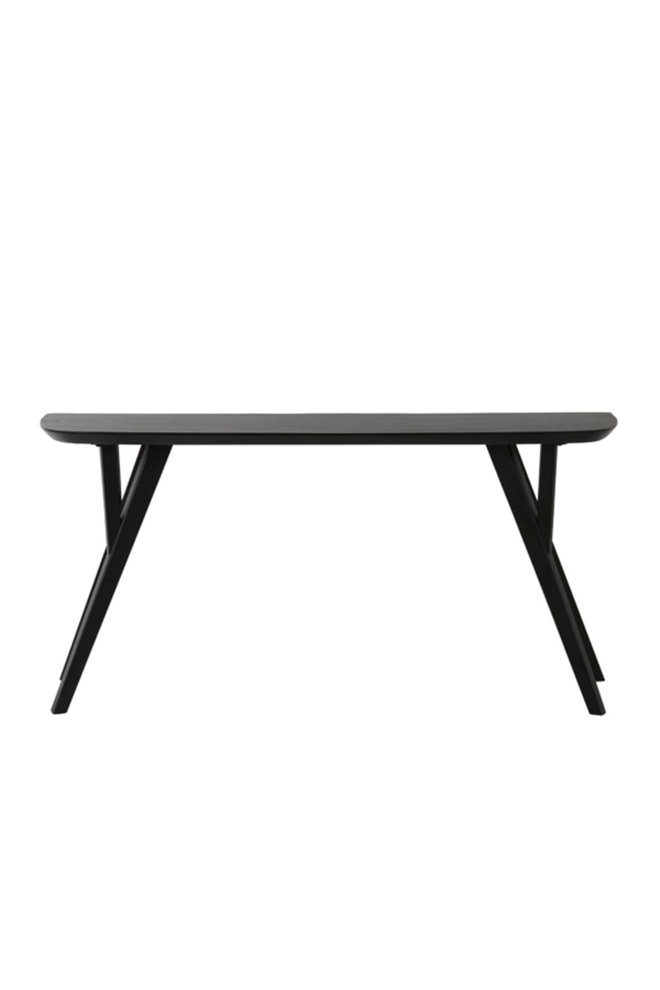 KONSOLENTISCH Quenza Schwarz 160/44/82 cm - Schwarz, Holz (44/82/160cm) - Light & Living