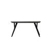 KONSOLENTISCH Quenza Schwarz 160/44/82 cm - Schwarz, Holz (44/82/160cm) - Light & Living