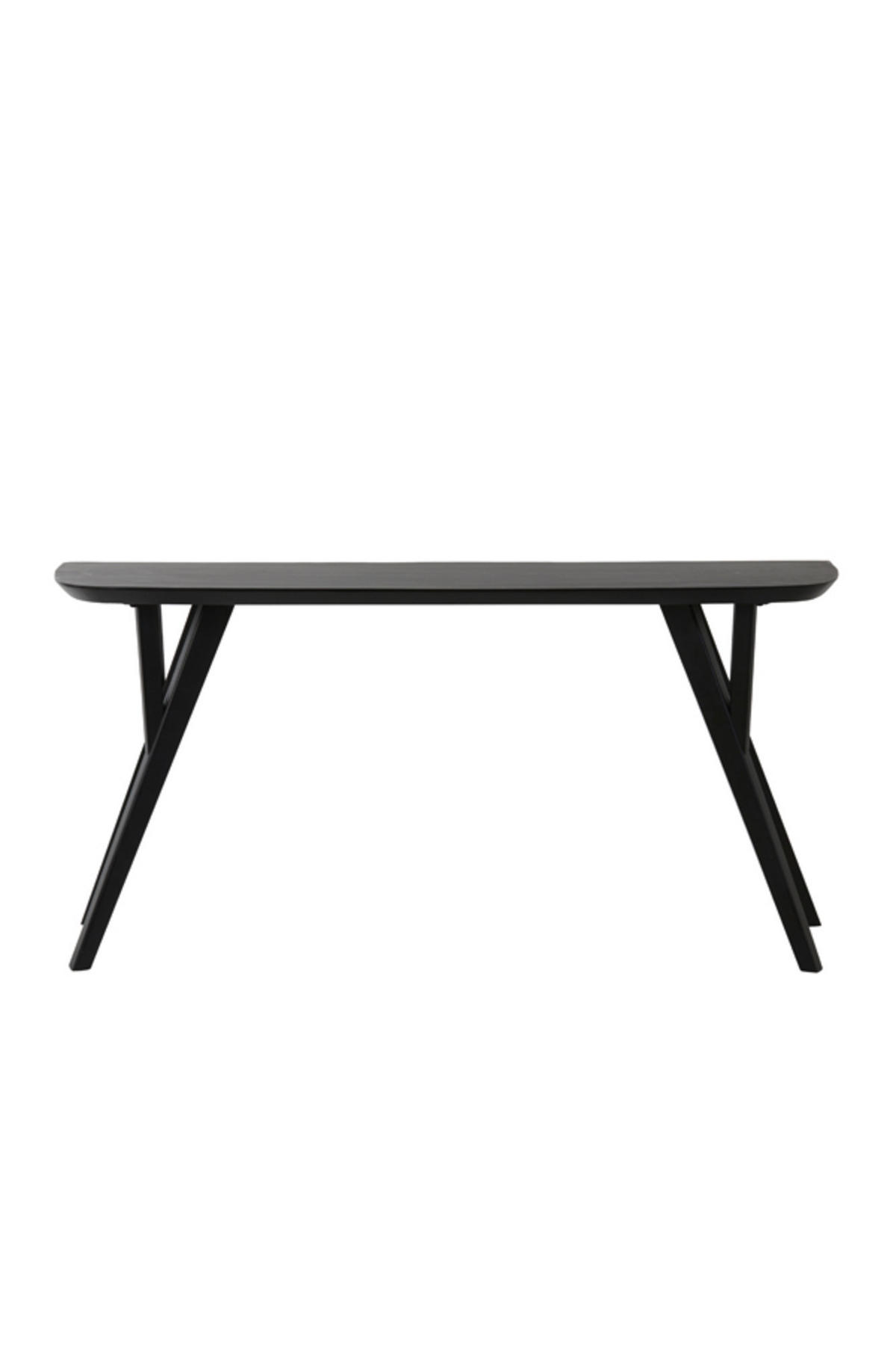 KONSOLENTISCH Quenza Schwarz 160/44/82 cm - Schwarz, Holz (44/82/160cm) - Light & Living