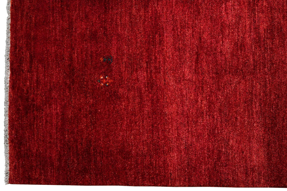 TEPPICH Gabbeh Rot 234/175 cm Schurwolle - Rot, Textil (175/234cm) - Looma