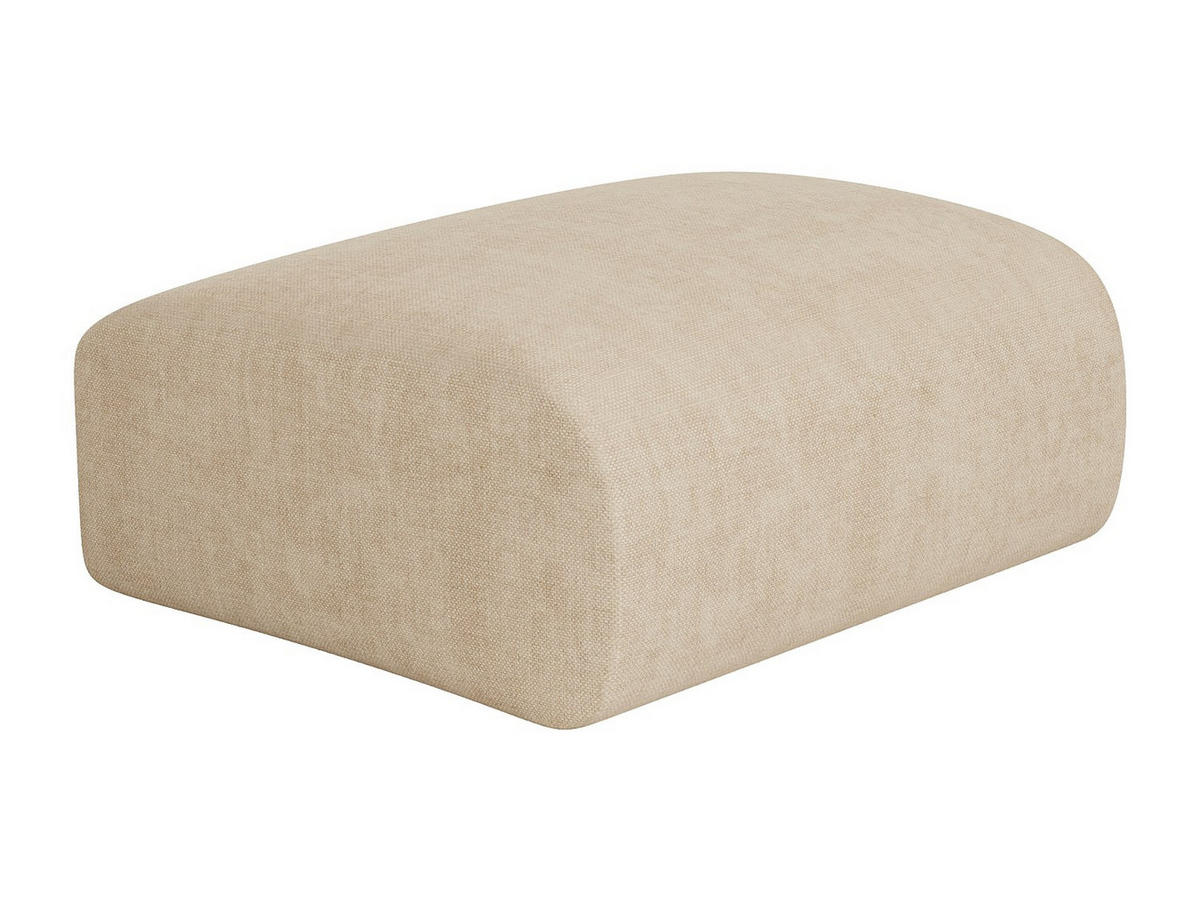 SITZHOCKER - 1 Person - stoff - beige Pogni - Beige, Kunststoff/Textil (75/45/75cm) - Vente-Unique