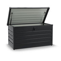 AUFBEWAHRUNGSBOX Limani anthrazit - Grau, Metall (120/63/53cm) - Juskys