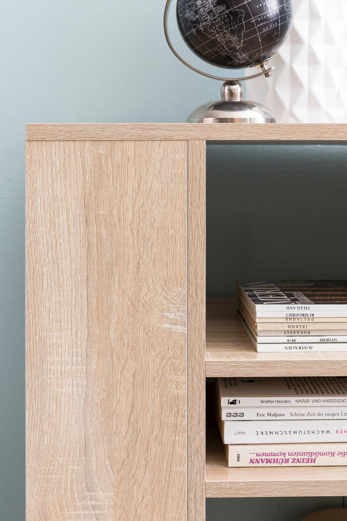 REGAL Multifunktional Mit Rollen Modern BRENTA, Beige 60x35x75 cm - Beige, Holz/Kunststoff (60/75/35cm) - KADIMA DESIGN