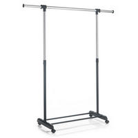 ROLLGARDEROBE SALA - Schwarz, Metall (93/96/44cm) - CARO-Möbel