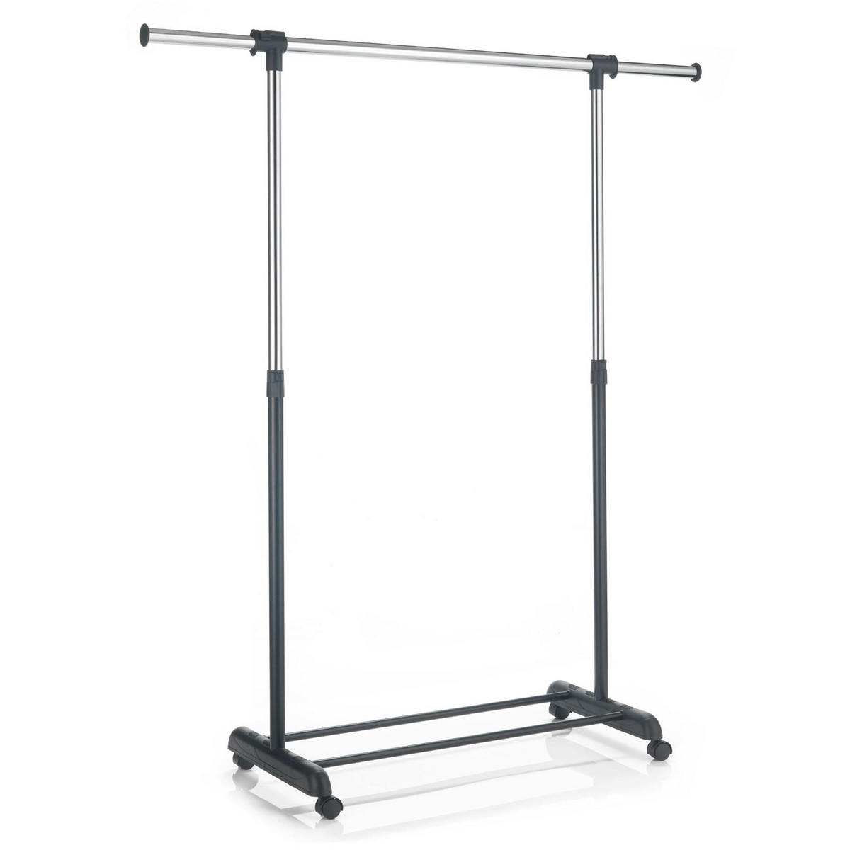 ROLLGARDEROBE SALA - Schwarz, Metall (93/96/44cm) - CARO-Möbel