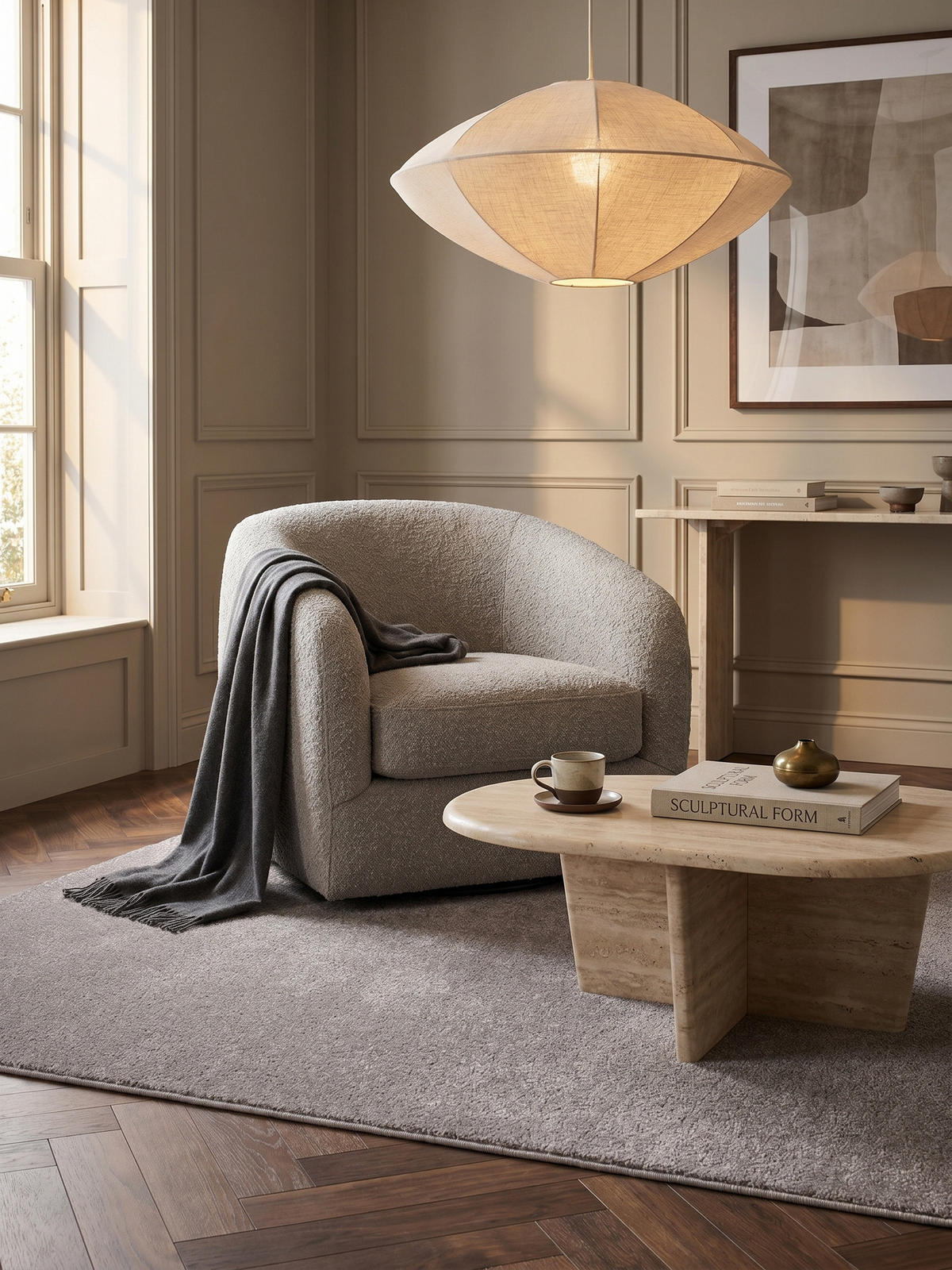 TEPPICH Flur Einfarbig Pflegeleicht Waschbar Wohnzimmer OEKO-TEX Beige 200x290 cm Gekettelt – MAIN - Beige, Textil (200/290cm) - KADIMA DESIGN