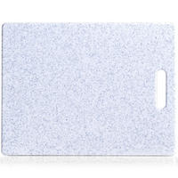 KUNSTSTOFF-SCHNEIDEBRETT Graphit imitierendes Aussehen 37/28/0,8 cm - Grau, Kunststoff (28/37cm) - ZELLER