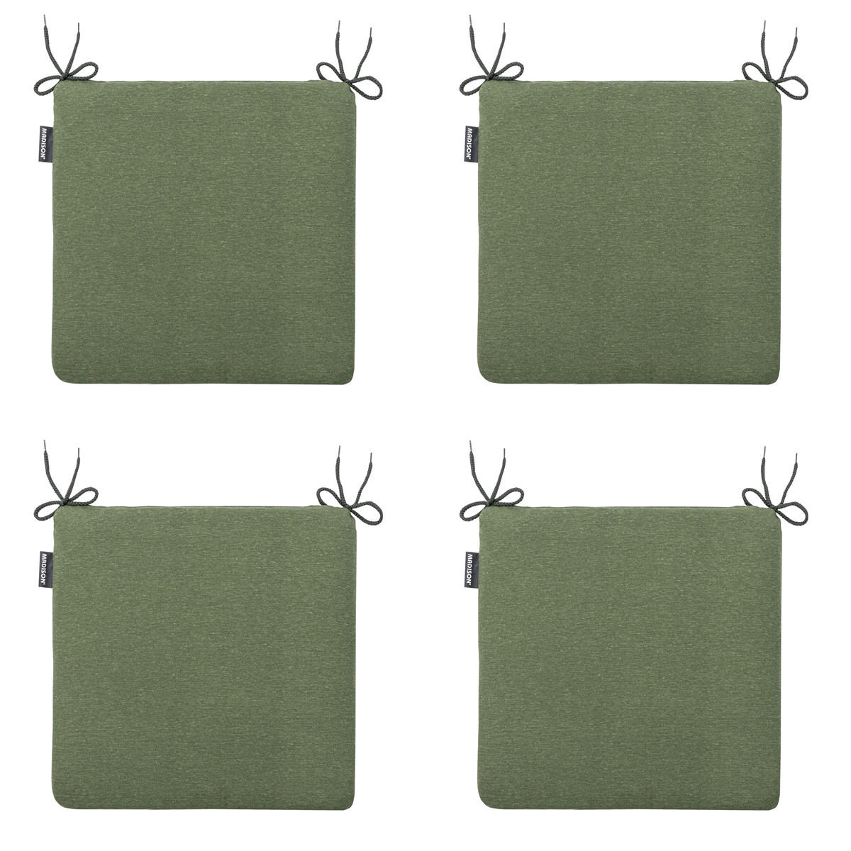 SITZKISSEN Panama 40/40 cm 4er-Set - Grün, Textil (40/4/40cm) - Madison