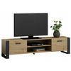 FERNSEHKOMMODE ALBA Artisan Eiche 185/43,6/50 cm - Eiche Artisan, Holzwerkstoff (185/50/43.6cm) - Matkam Möbel
