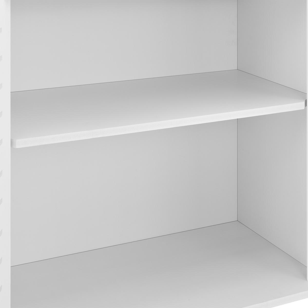 BADEZIMMERSCHRANK Trosa - Weiß, Kunststoff (45/62/25cm) - [en.casa]