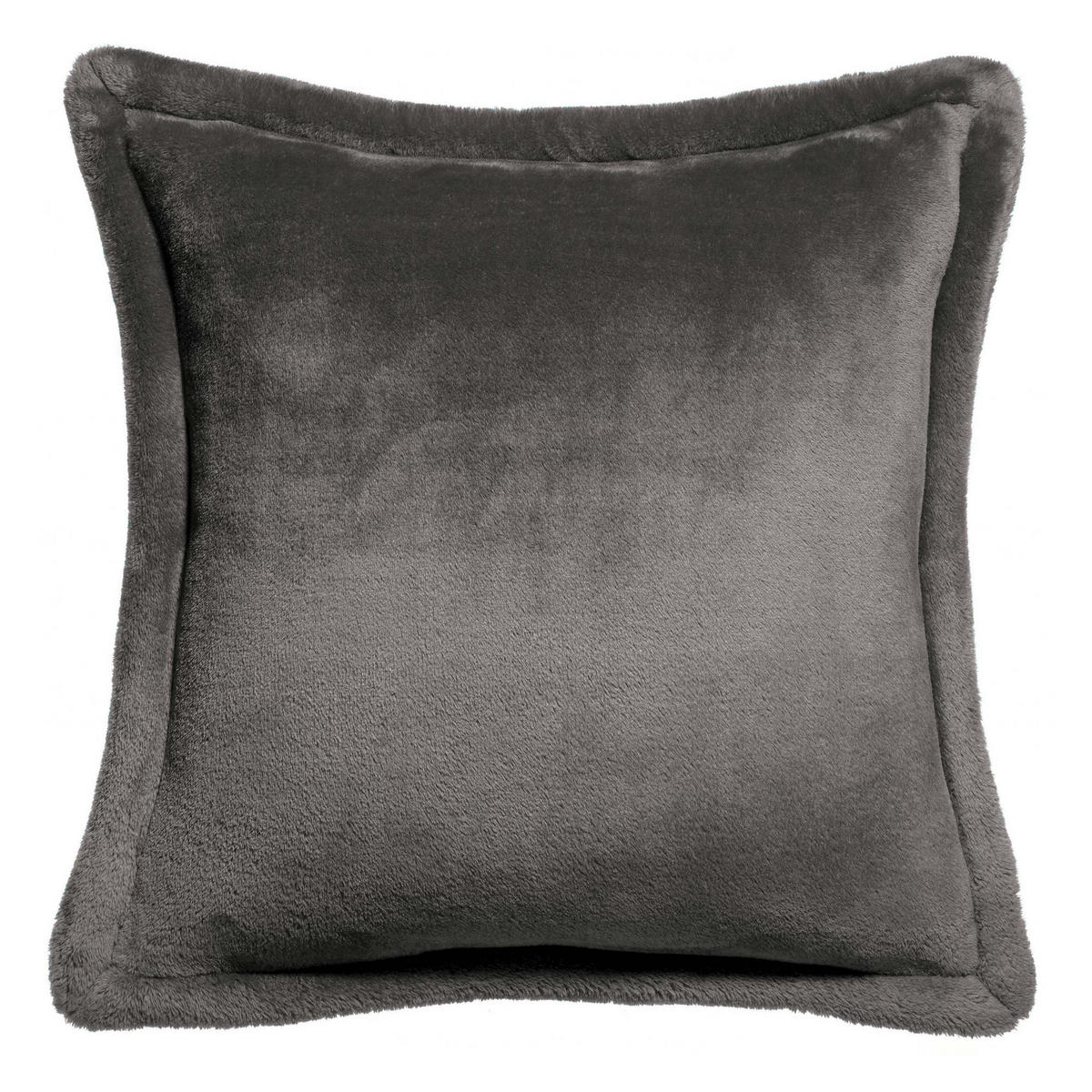 KISSEN Tender asphaltgrau 50 x 50 cm - Dunkelgrau, Textil (50/50cm) - Vivaraise