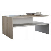 COUCHTISCH OLA Sonoma Eiche-Weiß 100/48/50 cm - Multicolor, Holzwerkstoff (48/100/50cm) - Matkam Möbel