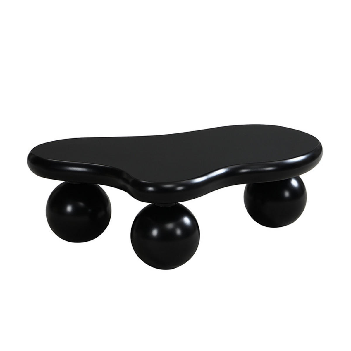 COUCHTISCH Cloud-Form LED 16-Farben Modern Schwarz - Schwarz, Holz (53.34/45.09/30.48cm) - FLIEKS