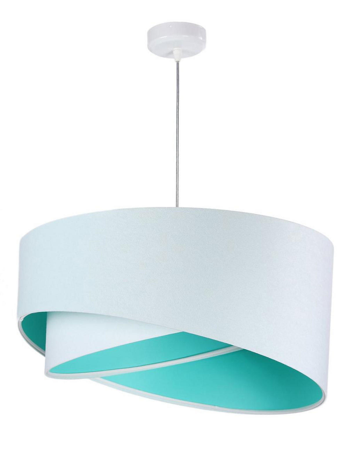 HÄNGELEUCHTE Türkis 50/23 cm - Türkis, Kunststoff (50/1/23cm) - ONZENO