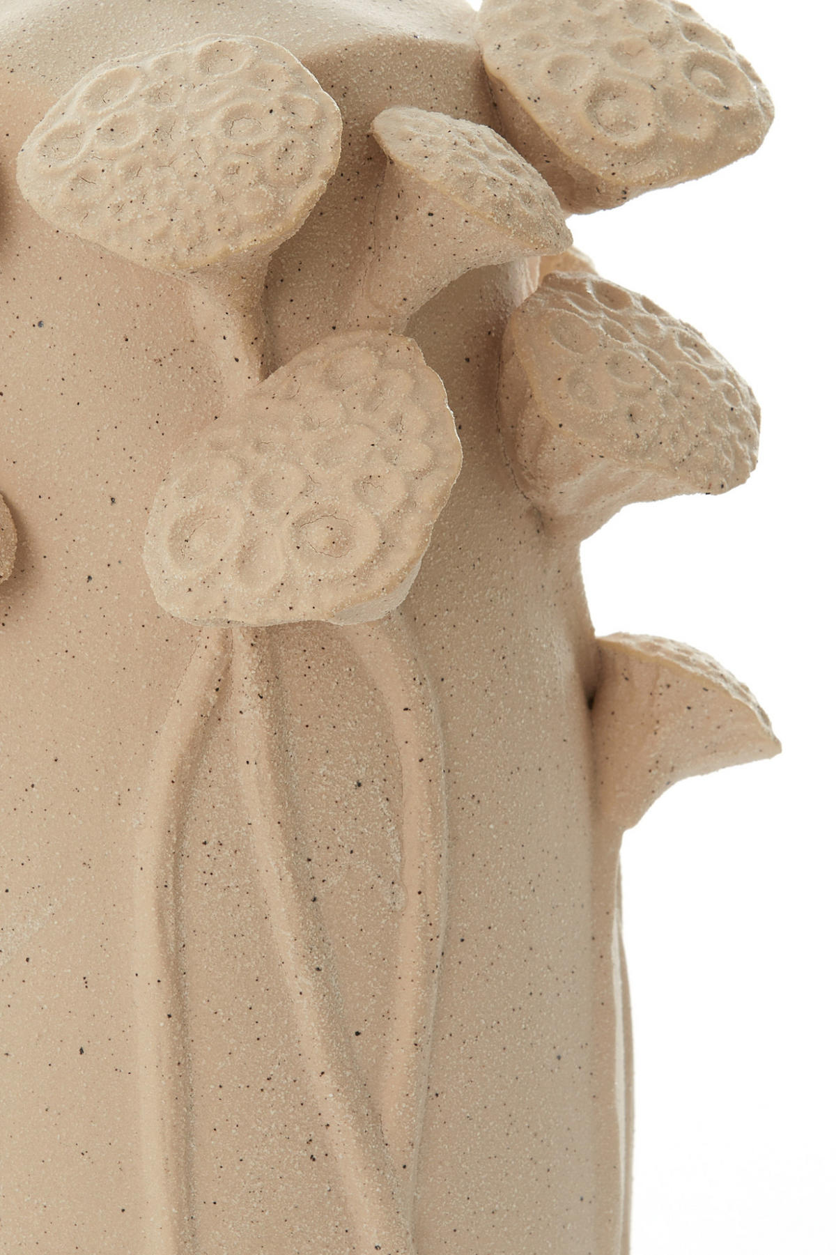 LAMPENFUSS Lavci Weiß 22,5/21/32 cm - Weiß, Keramik (22.5/21/32cm) - Light & Living