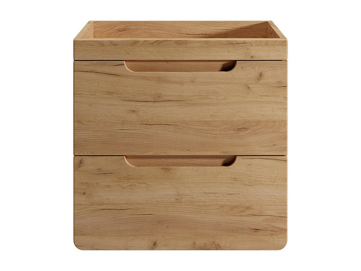 WASCHBECKENUNTERSCHRANK hängend - Holzfarben - 60 cm - ARUBA - Naturfarben, Holz (60/59/46cm) - Vente-Unique