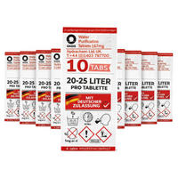 WASSERAUFBEREITUNGSTABLETTEN 10 Stk inkl. 10L Faltkanister Camping Outdoor Trinkwasserv - Transparent, Kunststoff (20/25/8cm) - JUNG