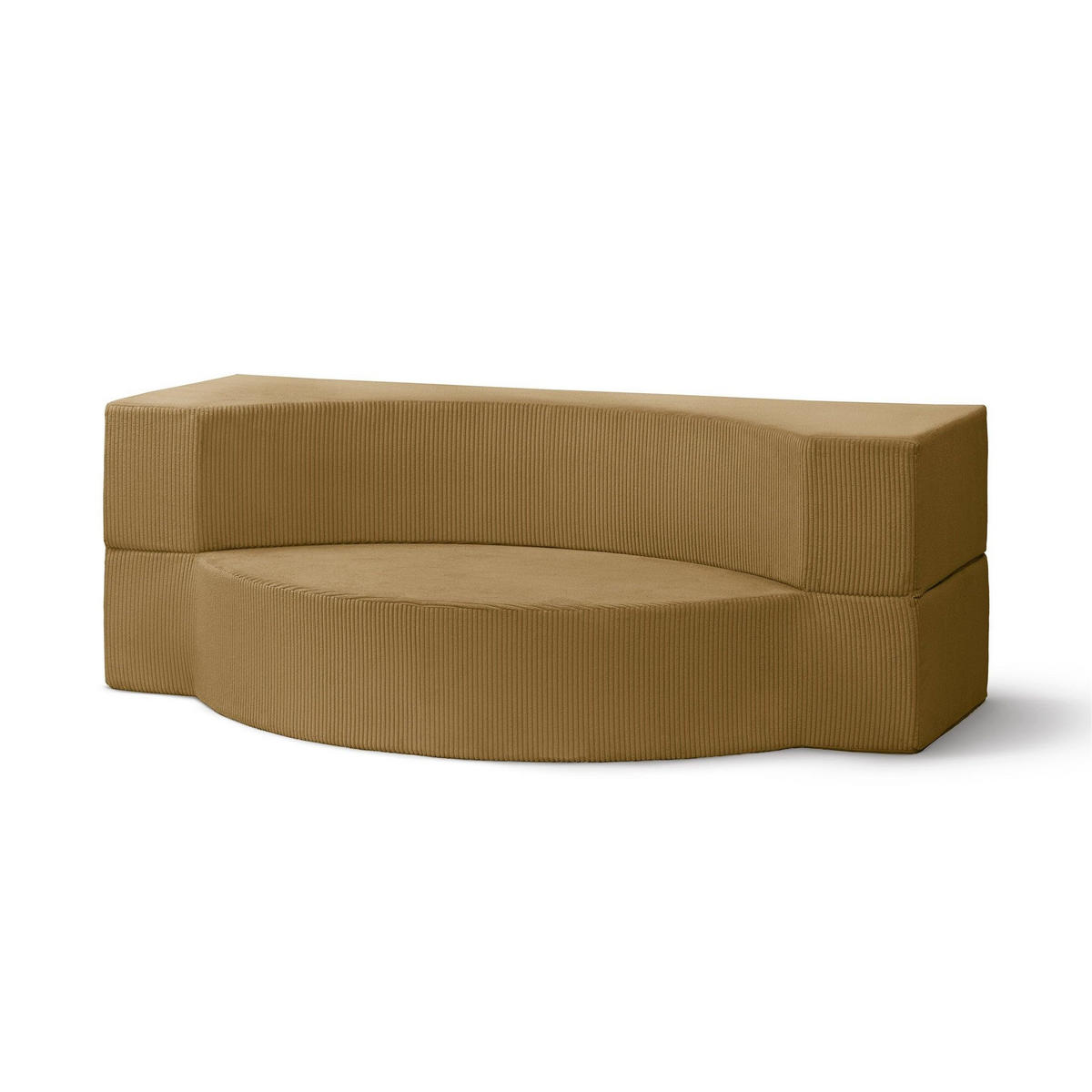 SOFA Lunaria Braun - Braun, Textil (200/70/100cm) - Pillovely