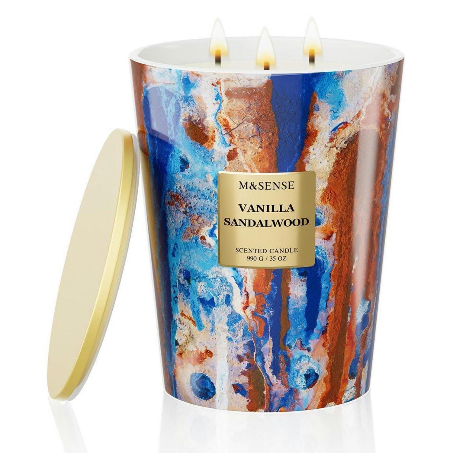 DUFTKERZE im Glas Vanilla Sandalwood 990g - Multicolor, Paraffin (16cm)